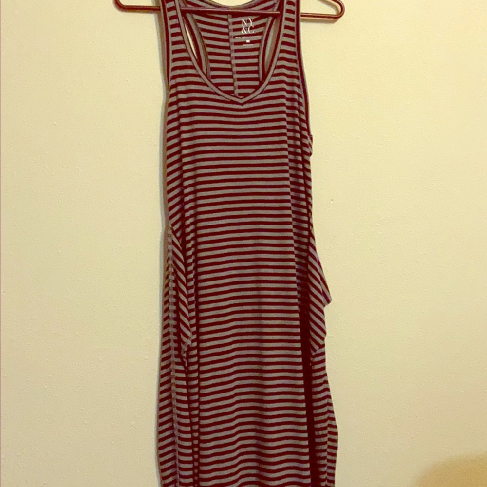 Long dress with tie